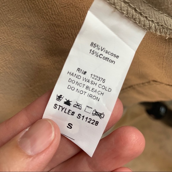 MUSTARD SEED Taupe Open Drape Duster Small - Picture 9 of 11